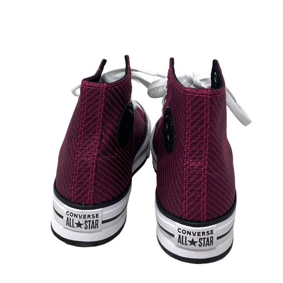 Converse Chuck Taylor Lift Platform SB Shoes Women Kid Canvas Prime Pink A05496C - Picture 6 of 9